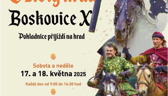 Oživlý hrad Boskovice X.