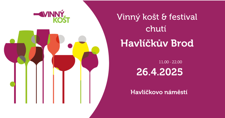 Vinný košt & festival chutí v Havlíčkově Brodě