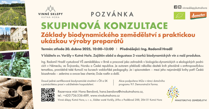 Základy biodynamického zemědělství s ukázkou výroby preparátů