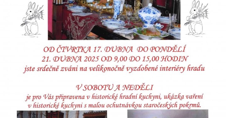 Hraběcí Velikonoce na hradě Bítov