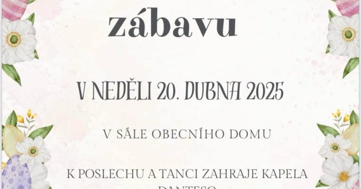 Velikonoční zábava ve Výrovicích