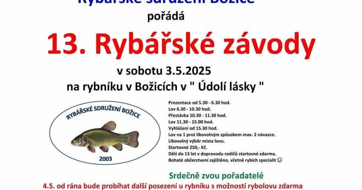 Rybářské závody v Údolí lásky