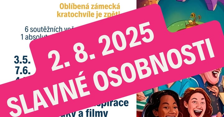 Zábavný kvíz na zámku Křinec | Slavné osobnosti