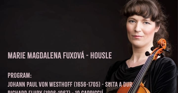 Koncert Marie Magdalena Fuxová - housle sólo