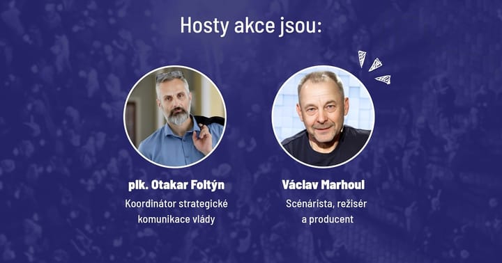 Debata s Otakarem Foltýnem a Václavem Marhoulem