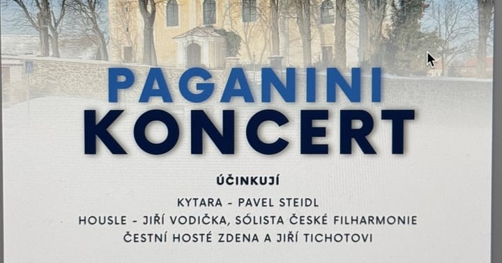PAGANINI koncert - kytara Pavel Steidl