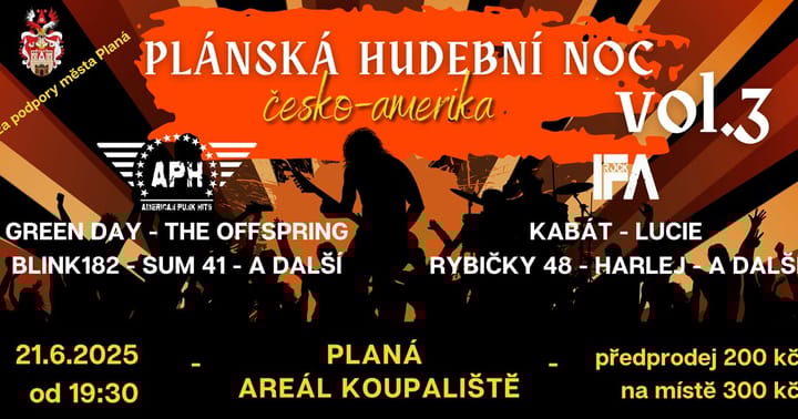 Česko-Americká hudební noc Planá