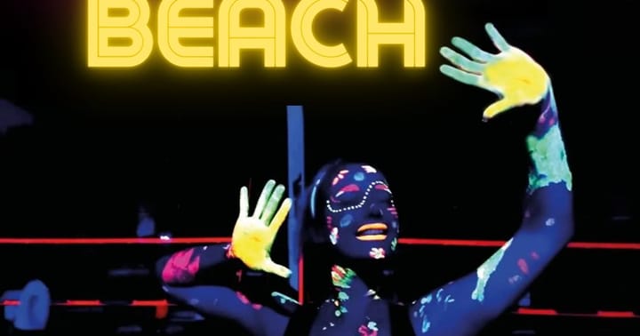Glow on the beach - UV párty turnaj