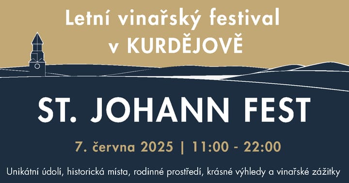 St. Johann Fest – Festival vína v unikátním Kurdějovském údolí