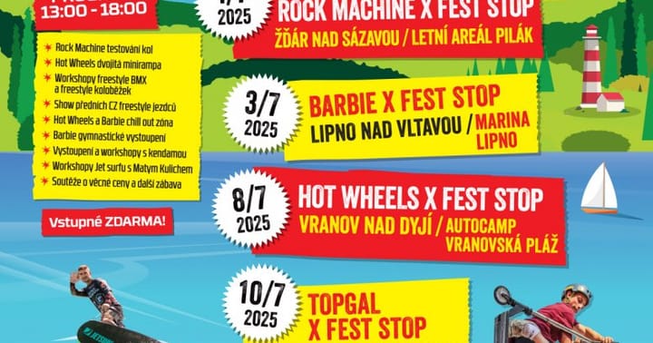 Summer X Fest Tour 2025 !!! POZOR – ZMĚNA TERMÍNU!!!