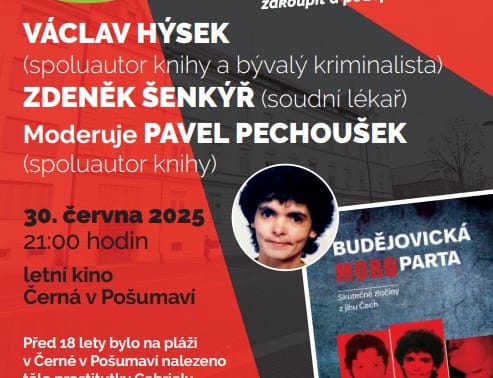 Talk show k nové knize “Budějovická mordparta”
