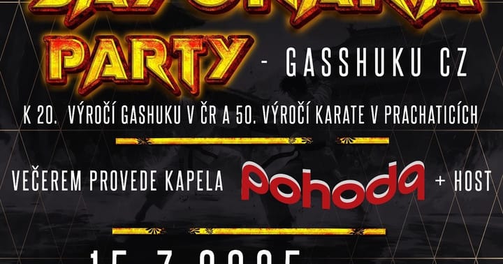 Sayonara party - Gasshuku CZ