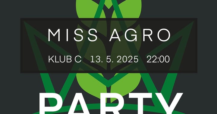 Oficiální afterparty Miss Agro 2025