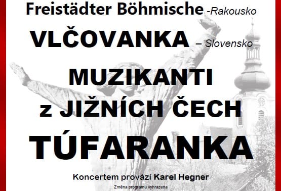 Mezinárodní koncert dechových hudeb Z jižních Čech a Moravy