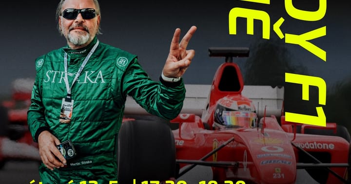 Hvězdy F1 v Brně - talkshow Martina Straky