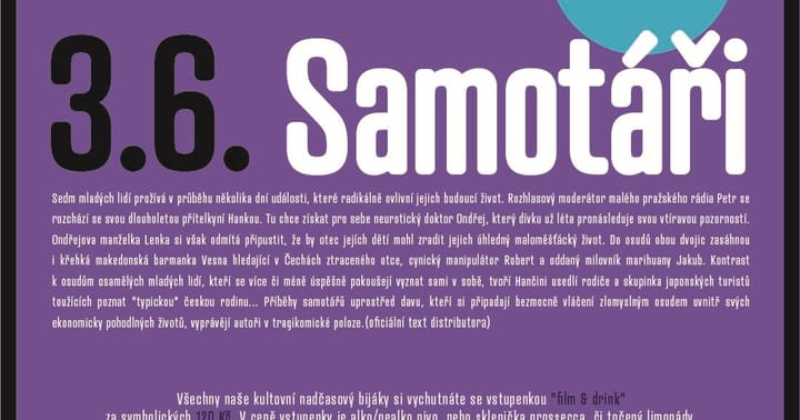 LETNÍ KINO & KULTOVKY na Panelce: Samotáři