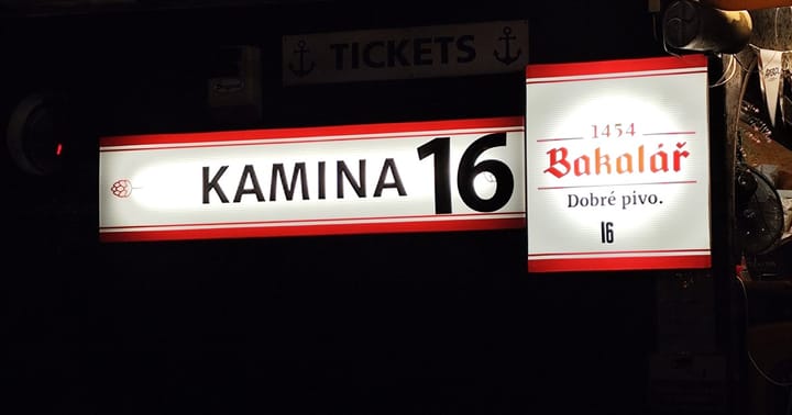 Libý Květoň na Kamina boat