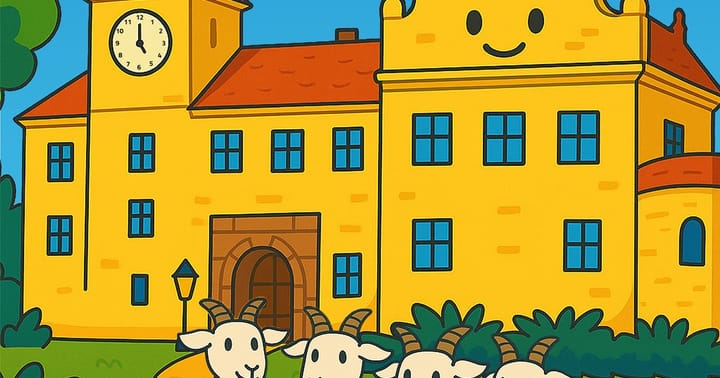 O neposlušných kůzlátkách | Pohádka na zámku
