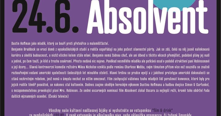 LETNÍ KINO & KULTOVKY na Panelce: Absolvent