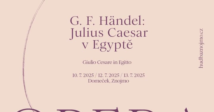 Julius Caesar v Egyptě – derniéra (Hudební festival Znojmo 2025)