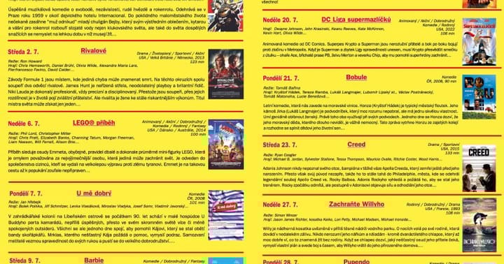 Letní kino v restauraci U Karličky