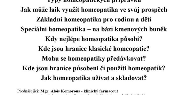 Homeopatie v praxi
