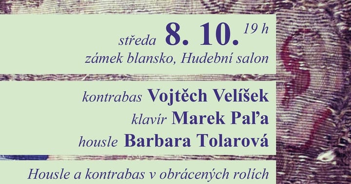Housle a kontrabas v obrácených rolích / HUDBA NA ZÁMKU 2025