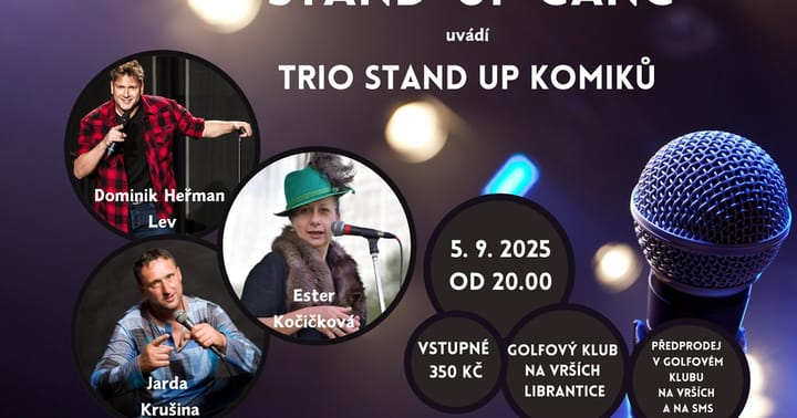 Stand up Gang na Golfu s Ester Kočičkovou