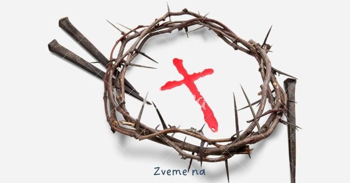 Red And Black  Illustration Good Friday (Poster)