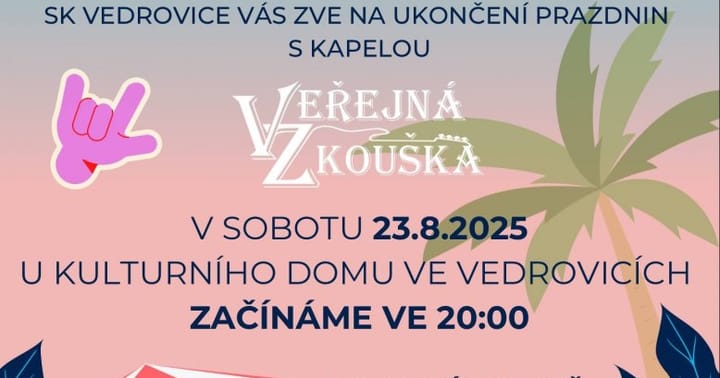 Havajská letní noc ve Vedrovicích
