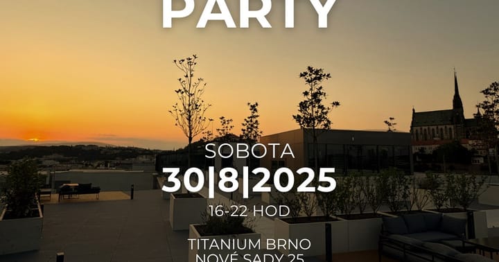 Sunset Rooftop Party | Titanium Brno