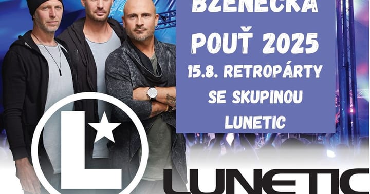 Retropárty s koncertem skupiny Lunetic