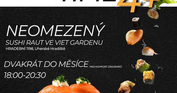 Sushi Time 4+ Neomezený Sushi Raut