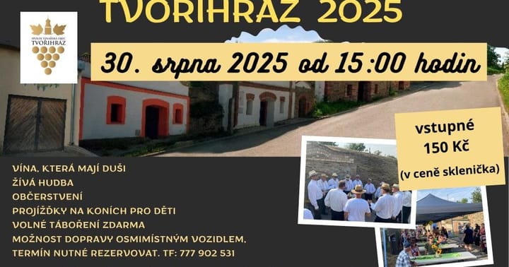 Otevřené sklepy Tvořihráz