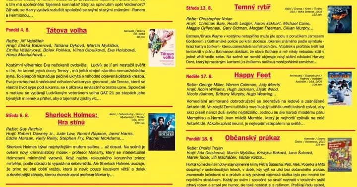 Letní kino v restauraci U Karličky
