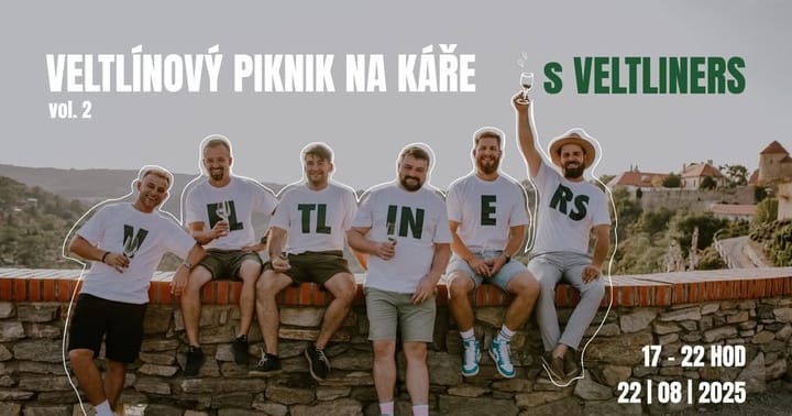 Veltlínový piknik Na Káře vol. 2 s VELTLINERS