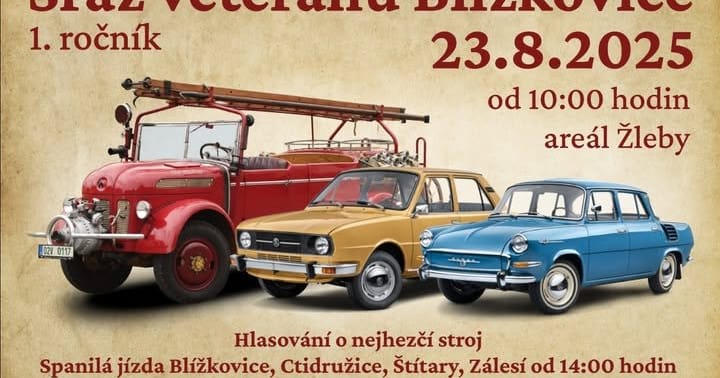 Sraz veteránů v Blížkovicích
