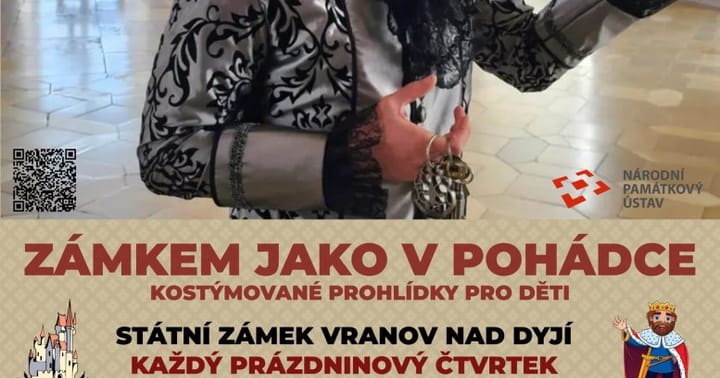 Vranovským zámkem jako v pohádce
