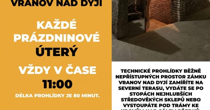 Od sklepa po půdu Vranovského zámku