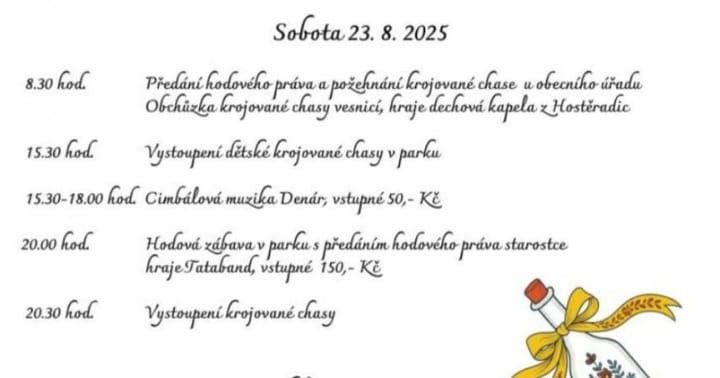Tradiční krojované hody v Břežanech