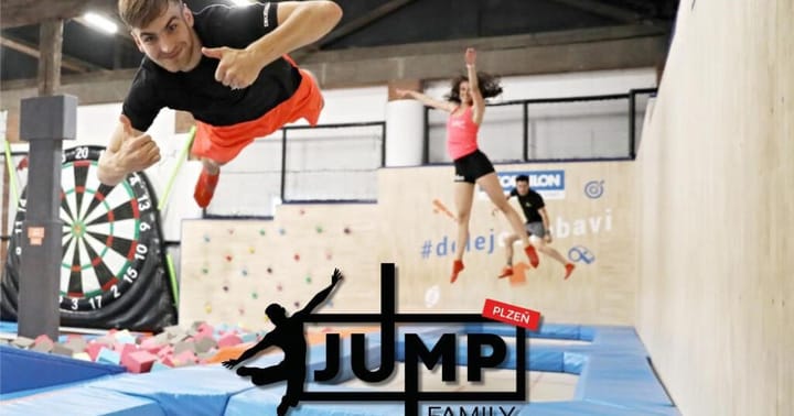 Jump Family Plzeň - skákání na trampolíně pro děti i dospělé