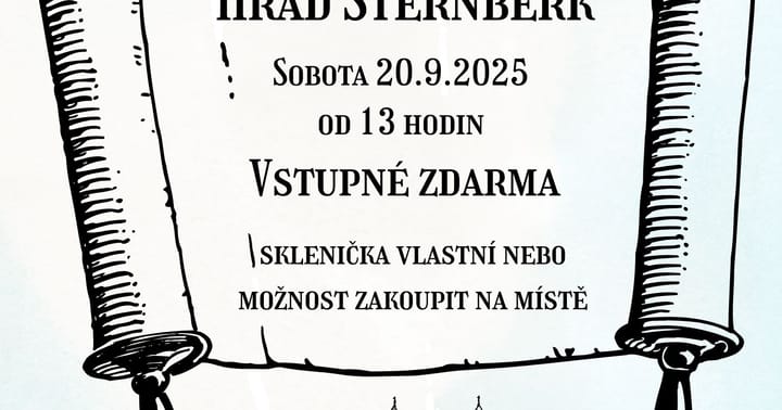 Slavnosti vína a burčáku na hradě Šternberk