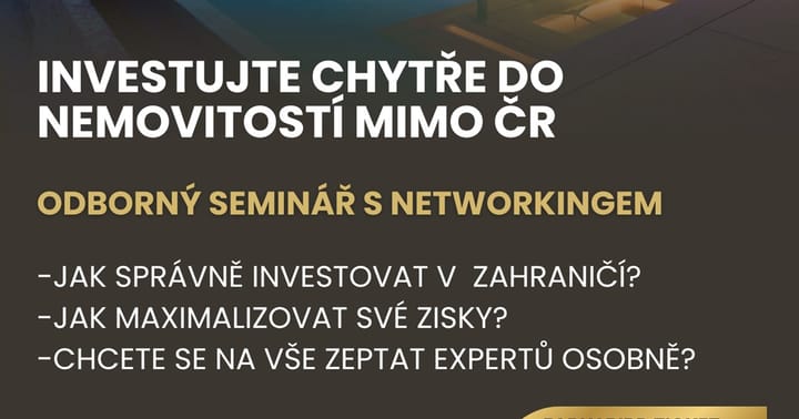 Zahraniční nemovitosti - odborný půldenní seminář