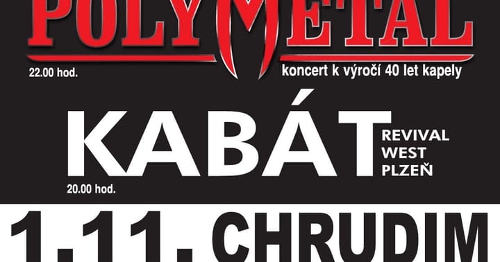 Polymetal + Kabát revival west - Chrudim