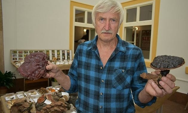 Mykolog Jiří Šťáva - přednáška o léčivé síle hub a bylin