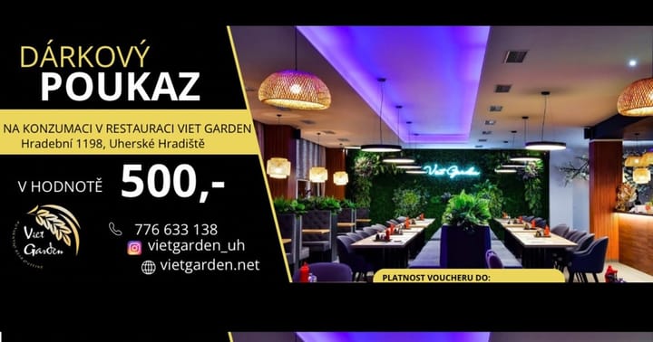 Dárkový voucher Viet Garden