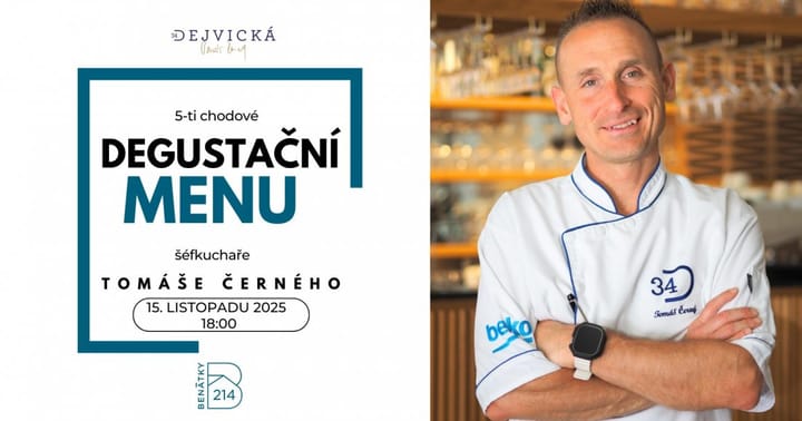 Degustační menu s šéfkuchařem z Dejvické 34 v Benátkách 214