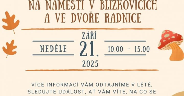 Podzimní trhy v Blížkovicích
