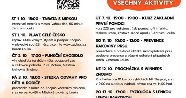 Podzimní dny zdraví