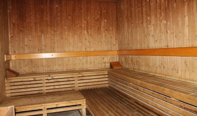 Sauna ve sportovním areálu Sedlčany